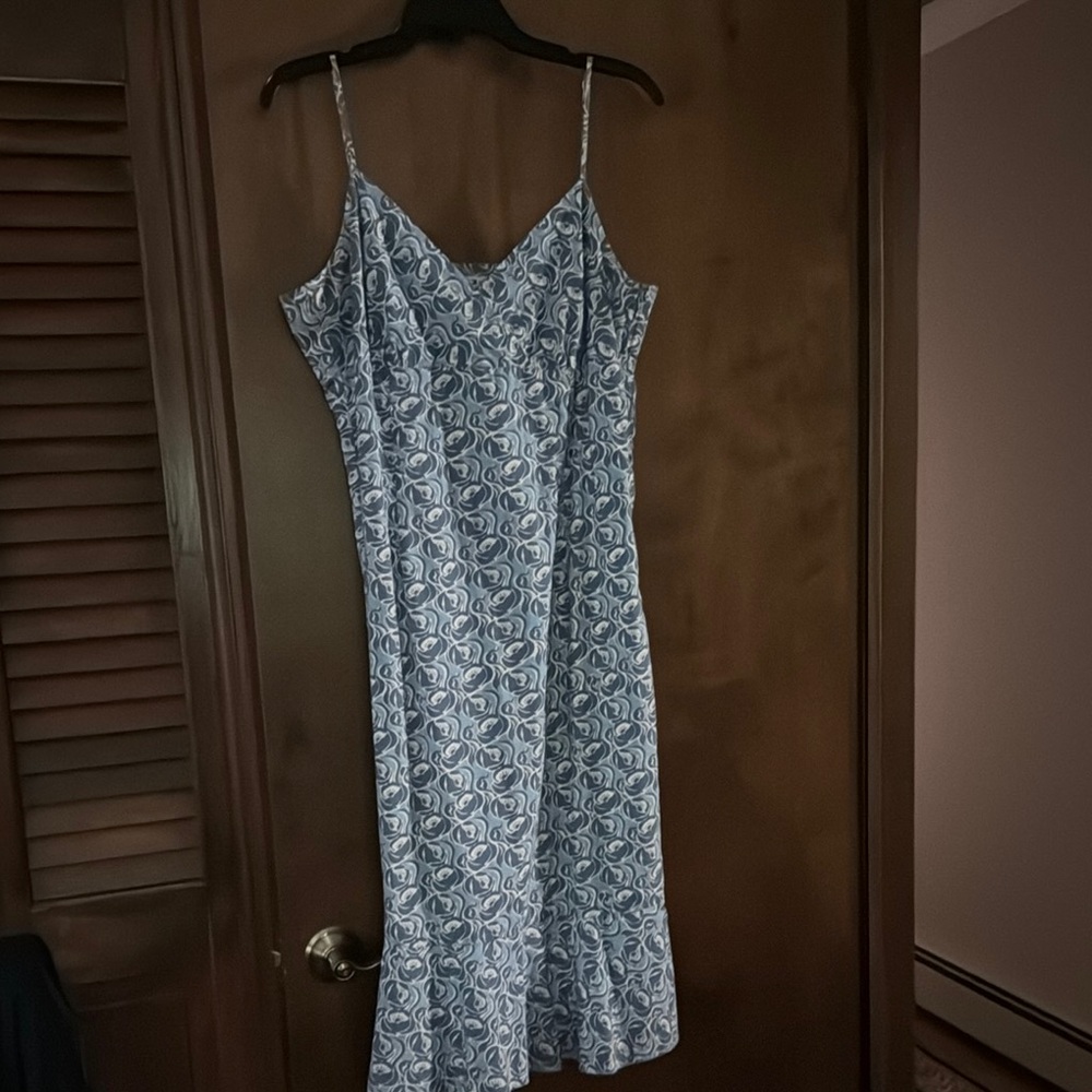 Blue Paisley Women's Dress